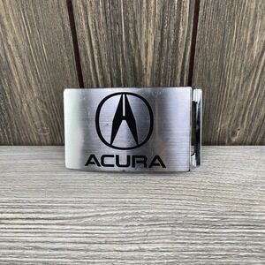 Belt Buckle Licensed Brushed Metal Acura Logo